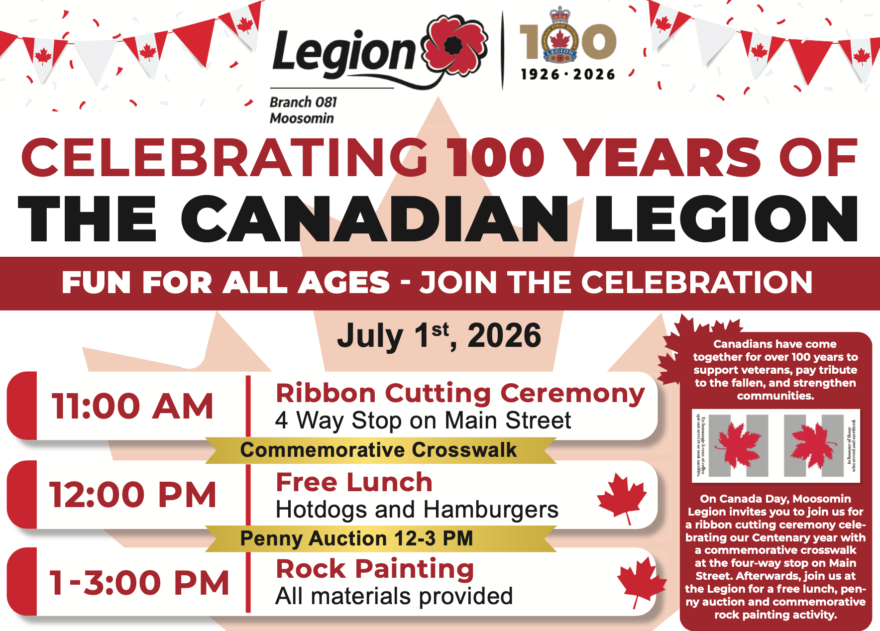 Moosomin Legion Canada Day
